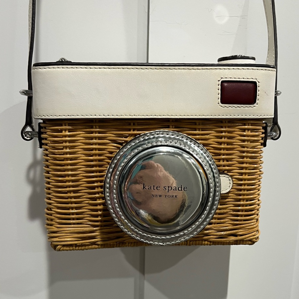 Kate Spade New York Rose Camera Wicker
Bag